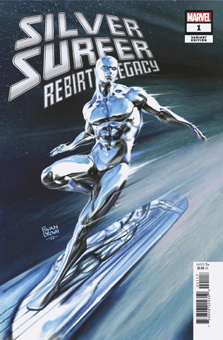 SILVER SURFER REBIRTH: LEGACY 1 RYAN BROWN VARIANT 1:25