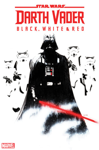 STAR WARS: DARTH VADER - BLACK  WHITE & RED 1 KAARE ANDREWS VARIANT 1:25