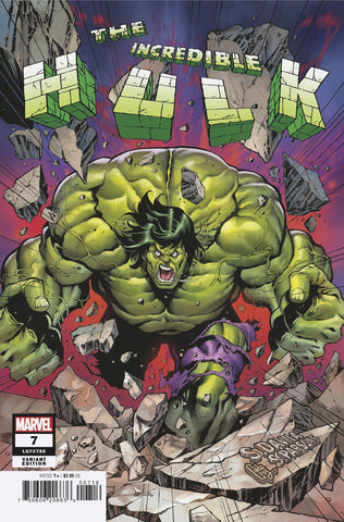 INCREDIBLE HULK 7 SERGIO DAVILA VARIANT 1:25