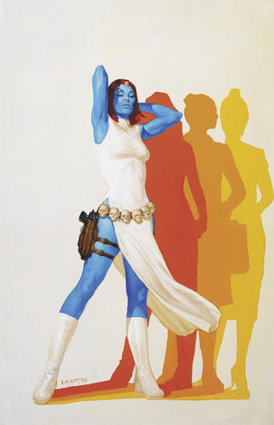 X-MEN BLUE: ORIGINS 1 E.M. GIST MYSTIQUE VIRGIN VARIANT 1:50