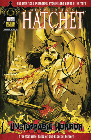 HATCHET UNSTOPPABLE HORROR #1 CVR C LTD ED BLOODY VAR