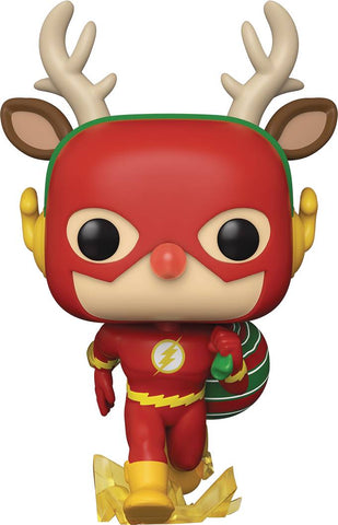 POP HEROES DC HOLIDAY RUDOLPH FLASH VIN FIG