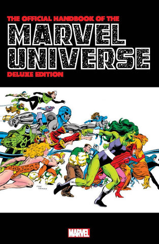 OFFICIAL HANDBOOK MARVEL UNIVERSE DLX ED OMNIBUS HC BYRNE CV