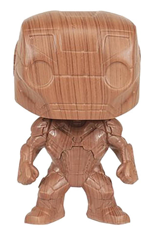 POP IRON MAN WOOD DECO VINYL FIG