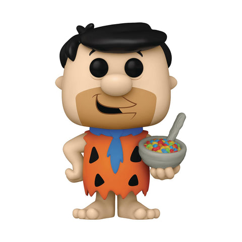 POP AD ICONS FRUITY PEBBLES FRED W/ CEREAL VINYL FIGURE