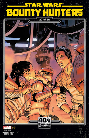 STAR WARS BOUNTY HUNTERS #9 SPROUSE EMPIRE STRIKES BACK VAR