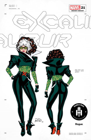 EXCALIBUR #21 DAUTERMAN ROGUE DESIGN VAR GALA <1:50>
