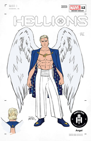 HELLIONS #12 DAUTERMAN ANGEL DESIGN VAR GALA <1:50>