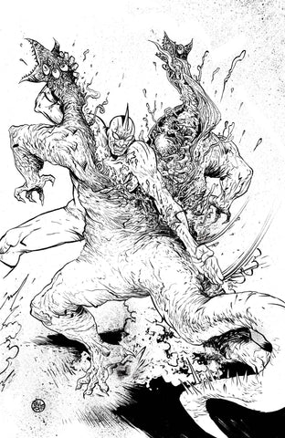 ULTRAMEGA BY JAMES HARREN #4 CVR D 10 COPY INCV B&W VIRGIN