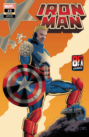 IRON MAN #10 CASSADAY CAPTAIN AMERICA 80TH VAR