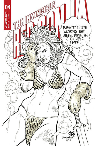 INVINCIBLE RED SONJA #4 CVR D CHO