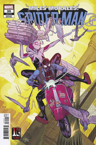 MILES MORALES SPIDER-MAN #30 MILES MORALES 10TH ANNIV VAR
