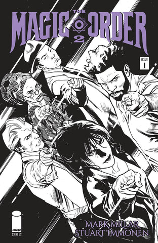 MAGIC ORDER 2 #1 (OF 6) CVR B IMMONEN B&W