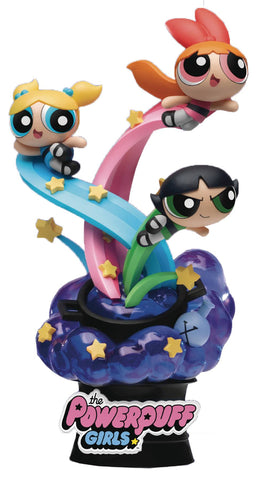 POWERPUFF GIRLS DS-095 THE DAY IS SAVED D-STAGE STATUE