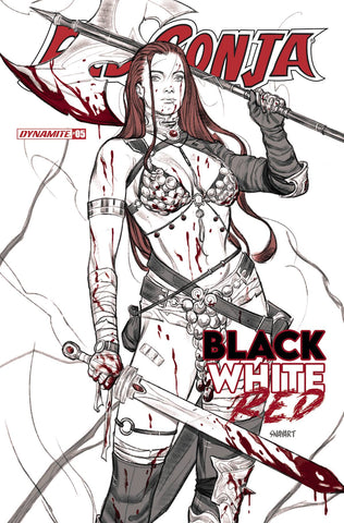 RED SONJA BLACK WHITE RED #5 CVR B SWAY
