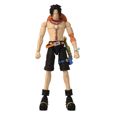 ANIME HEROES ONE PIECE PORTGAS D ACE 6.5 IN AF