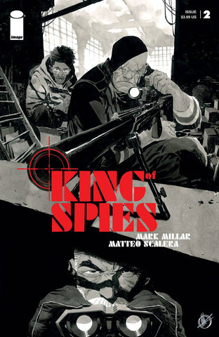 KING OF SPIES #2 (OF 4) CVR B SCALERA B&W