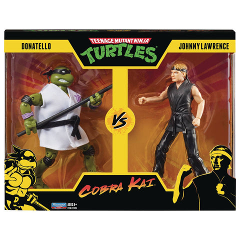 TMNT X COBRA KAI DONATELLO VS JOHNNY LAWRENCE AF 2PK