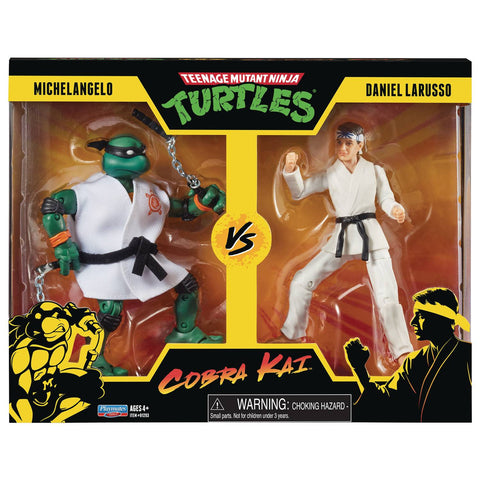 TMNT X COBRA KAI MICHELANGELO VS DANIEL LARUSSO AF 2PK