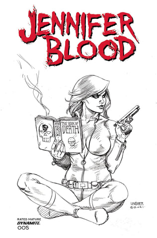 JENNIFER BLOOD #5 CVR G 15 COPY INCV LINSNER B&W