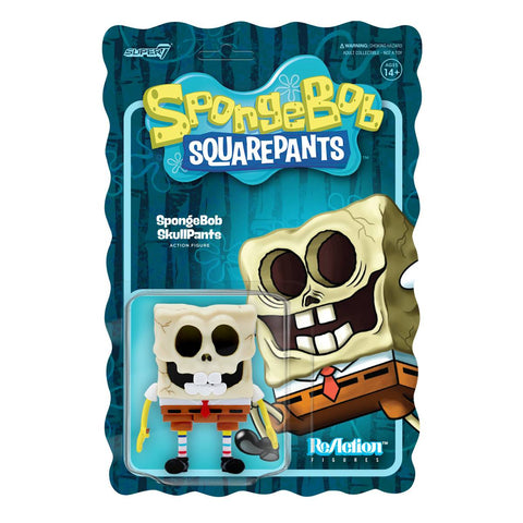 SPONGEBOB SQUAREPANTS W2 SKELE-BOB REACTION FIGURE