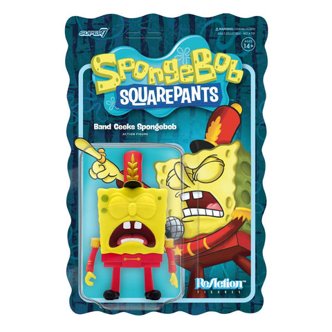 SPONGEBOB SQUAREPANTS W2 BAND BOB REACTION FIGURE