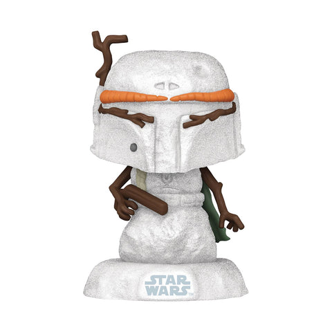 POP STAR WARS HOLIDAY BOBA FETT SNOWMAN VIN FIG (C: 1-1-2)