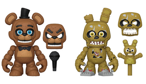 FIVE NIGHTS AT FREDDYS SNAP FREDDY AND SPRINGTRAP 2PK AF (C: