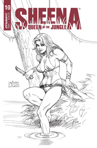 SHEENA QUEEN JUNGLE #10 CVR F 10 COPY INCV LINSNER B&W