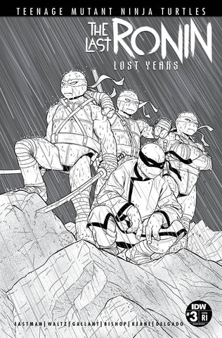TMNT LAST RONIN LOST YEARS #3 CVR E 50 COPY INCV MCKELVIE