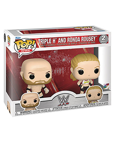 POP WWE ROUSEY TRIPLE H 2PK VIN FIG (C: 1-1-2)