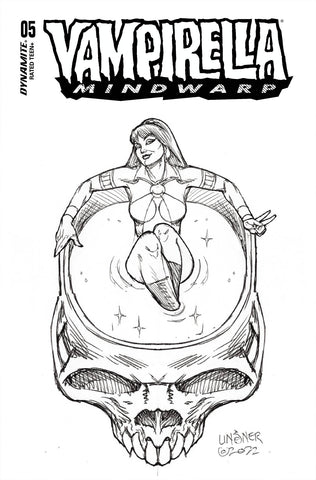 VAMPIRELLA MINDWARP #5 CVR G 15 COPY INCV LINSNER LINE ART