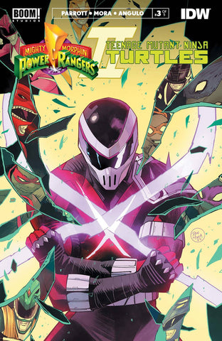 MMPR TMNT II #3 (OF 5) CVR A MORA (C: 1-0-0)