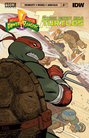 MMPR TMNT II #3 (OF 5) CVR D TMNT VAR RIVERA (C: 1-0-0)