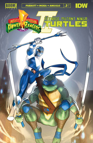 MMPR TMNT II #3 (OF 5) CVR E CARDSTOCK VAR CLARKE (C: 1-0-0)