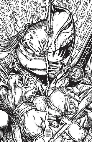 MMPR TMNT II #3 (OF 5) CVR F 25 COPY INCV EASTMAN & WILLIAMS
