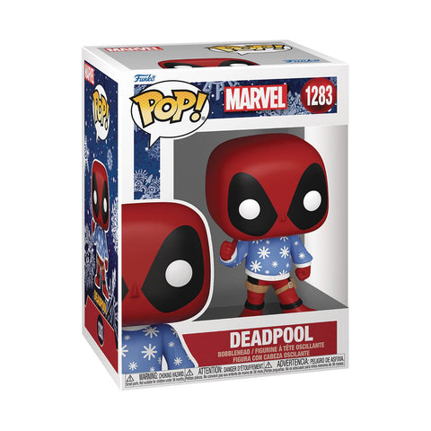 POP MARVEL HOLIDAY- DEADPOOL(SWTR) VIN FIG (C: 1-1-2)