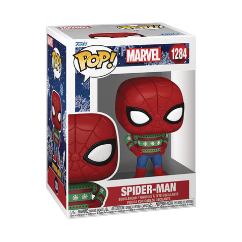 POP MARVEL HOLIDAY- SPIDER-MAN(SWTR) VIN FIG (C: 1-1-2)