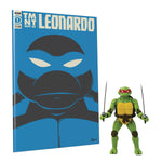 TMNT BEST OF LEONARDO IDW COMIC BOOK & BST AXN 5IN AF