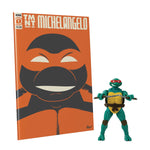 TMNT BEST OF MICHANGELO IDW COMIC BOOK & BST AXN 5IN AF