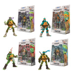 SDCC 2023 TMNT BST AXN COMIC PX 5IN AF 4PC ASST SET