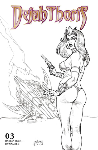 DEJAH THORIS (2023) #3 CVR Q 7 COPY FOC INCV LINSNER B&W