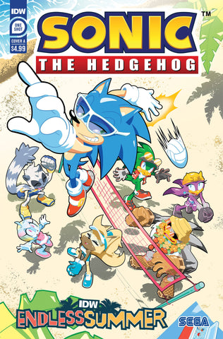 IDW ENDLESS SUMMER SONIC THE HEDGEHOG CVR A YARDLEY