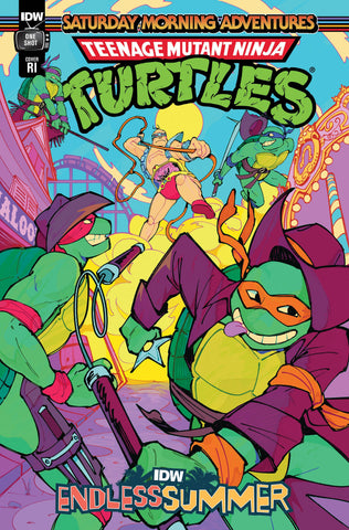 IDW ENDLESS SUMMER TMNT SATURDAY MORNING ADV CVR D 1:25 FLORES