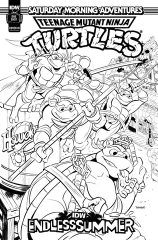 IDW ENDLESS SUMMER TMNT SATURDAY MORNING ADV CVR C 1:10 CB