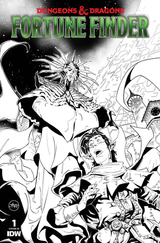 D&D FORTUNE FINDER #1 CVR C 10 COPY JARO B&W