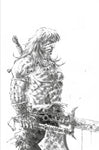 CONAN BARBARIAN #2 FOC QUAH B&W INK VIRGIN (MR)