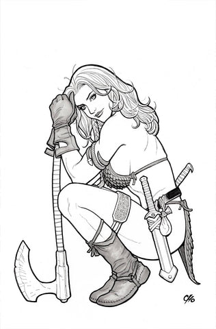 SAVAGE RED SONJA #1 CVR J 15 COPY INCV CHO LINE ART VIRGIN