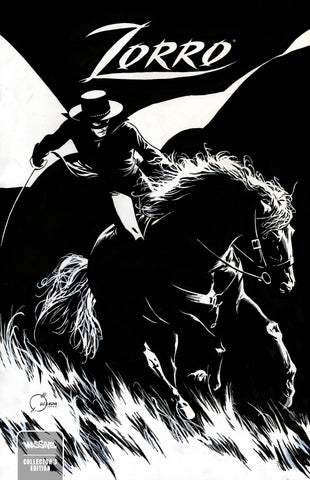 ZORRO MAN OF THE DEAD #1 (OF 4) CVR E JOE QUESADA B&W (MR)