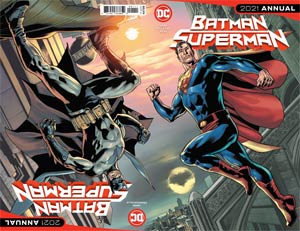 BATMAN SUPERMAN 2021 ANNUAL #1 CVR A BRYAN HITCH CONNECTED FLIP